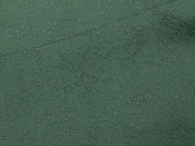 平和屋着物●上質な色無地　洋花地紋　天鵞絨色　正絹　逸品　DABI2185ud
