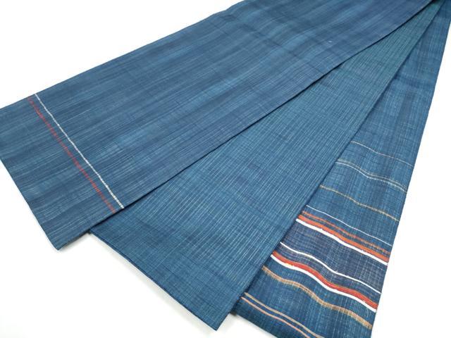 平和屋着物●太鼓柄袋帯　よろけ縞　正絹　逸品　CABJ8487hy