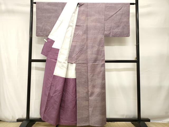平和屋着物■上質な紬　霞文　正絹　逸品　CABJ3201ev