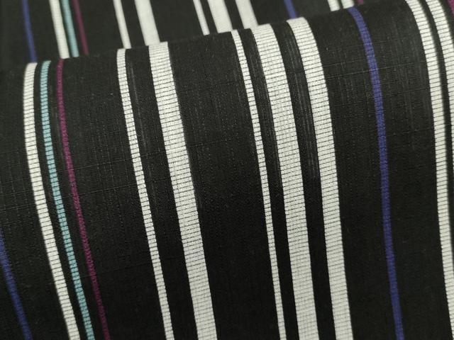 平和屋着物∴夏物　男性　浴衣　間道　綿　逸品　DABI3145cd