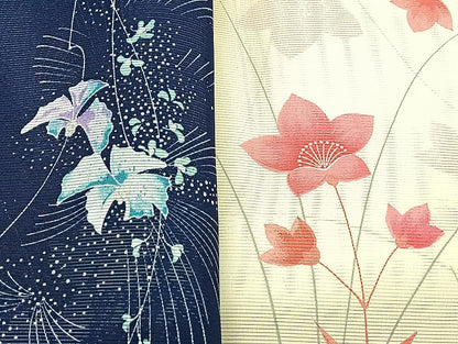 平和屋着物■夏物 小紋 絽 紗 洗える着物 まとめて20点 鶴 鳥 風景 花柄 型染め 着用可能多数 mmm1300