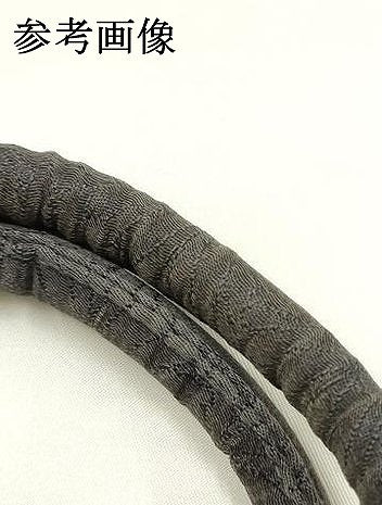 平和屋着物●和装小物　和装バッグ　ハンドバッグ　利休バッグ　飛鶴　笹　金糸　帯地使用　逸品　AABK5519ay