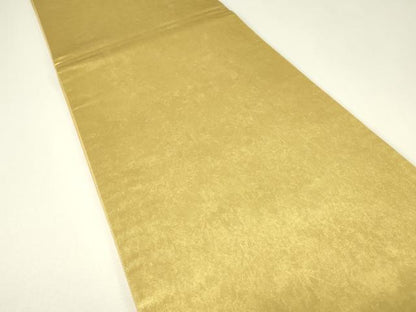 平和屋着物▼六通柄袋帯　霞文　引箔　正絹　逸品　DABH6488az