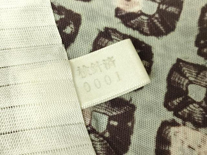 平和屋着物▽上質な小紋　単衣　蜘蛛絞り　正絹　逸品　DABH6554az