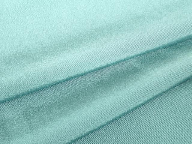 平和屋着物▽上質な色無地　単衣　新橋色　三越扱い　正絹　逸品　DABH6606az