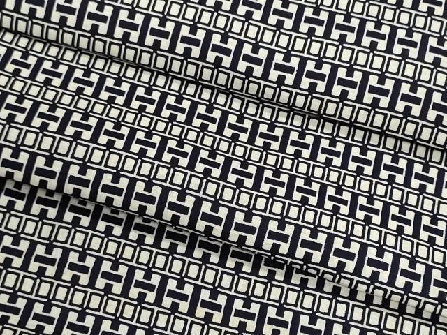 平和屋着物＊夏物　男性　浴衣　反物　着尺　注染　幾何学文様　キングサイズ　逸品　未使用　DABG9431we