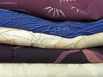 平和屋着物■夏物 訪問着 絽 まとめて20点 鴎 菖蒲 花柄 立波 ろうけつ染め 縦絽 駒刺繍 銀彩 金糸 着用可能多数 全て正絹 mmm1322