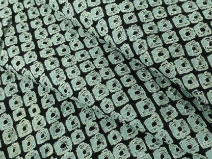 平和屋着物∴夏物　浴衣　有松鳴海絞り　蜘蛛絞り　綿　逸品　DABI3323cd