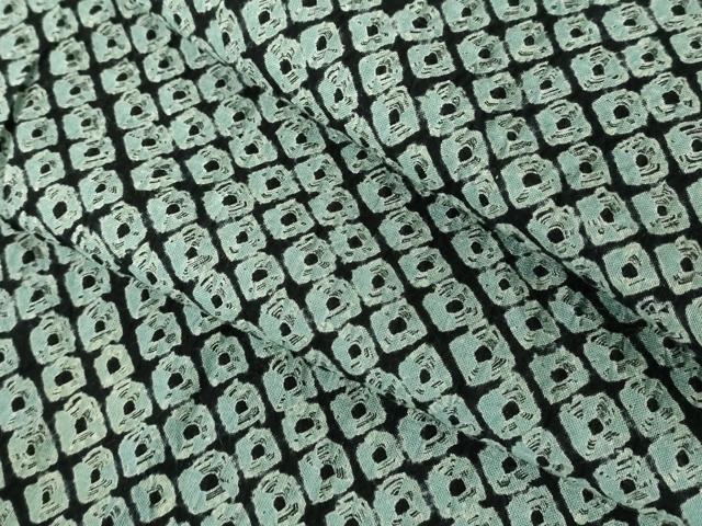 平和屋着物∴夏物　浴衣　有松鳴海絞り　蜘蛛絞り　綿　逸品　DABI3323cd