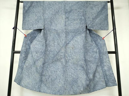 平和屋着物∴夏物　男性　浴衣　有松鳴海絞り　三浦絞り　綿　逸品　DABI3358cd