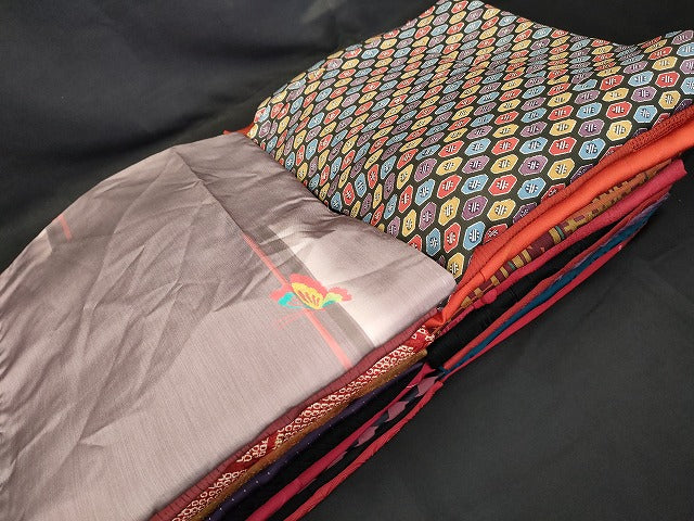 平和屋本店■道行コート まとめて 20点 蝶 花柄 総絞り スワトウ刺繍 汕頭刺繍 着用可能多数 未使用品あり 全て正絹 ppp3990