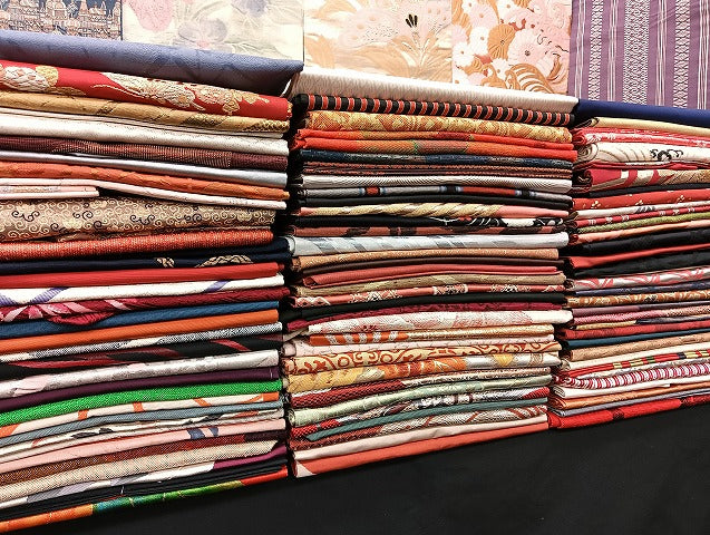 平和屋着物■名古屋帯 まとめて100点 風景 更紗 花柄 本場筑前博多織 献上 手描き 駒刺繍 金彩 金糸 証紙付き 未使用品有 全て正絹 mmm1333