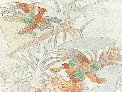 平和屋着物■名古屋帯 まとめて100点 鳳凰 孔雀 人物 蝶 菊 花柄 手描き 型染め 相良刺繍 金銀彩 金銀糸 など 未使用品有 全て正絹 mmm1335