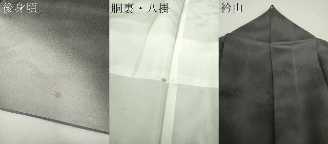 平和屋着物●訪問着　総刺繍　枝垂れ桜　暈し染め　金糸　正絹　逸品　DABH9891ps