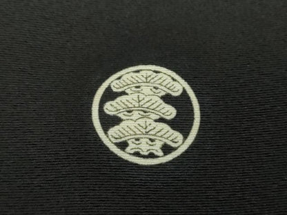 平和屋着物●金彩友禅作家　金彩の魔術師　堀省平　金煌織　黒留袖　加賀絵巻　暈し染め　金彩　正絹　逸品　DABH9890ps