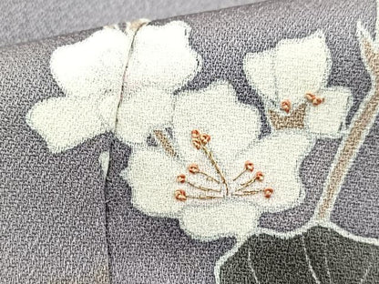 平和屋着物■中国三大刺繍　相良刺繍　訪問着　駒刺繍　流水花文　暈し染め　正絹　逸品　BAAX9617yc