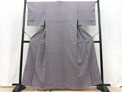 平和屋着物■本場染大島紬　石畳文　正絹　逸品　BAAX9666yc