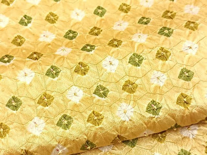 平和屋着物■上質な小紋　総絞り　正絹　逸品　BAAX9771yc