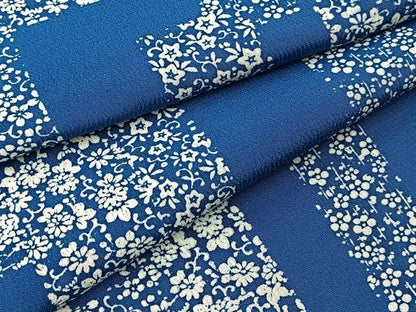 平和屋着物■上質な小紋　短冊花文　正絹　逸品　BAAX9804yc