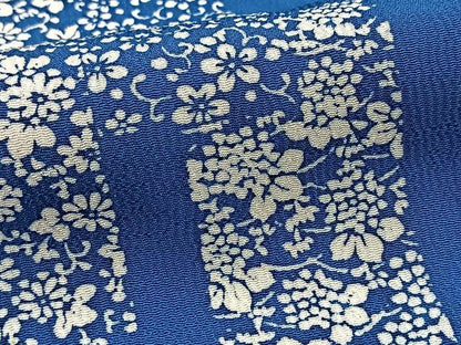 平和屋着物■上質な小紋　短冊花文　正絹　逸品　BAAX9804yc