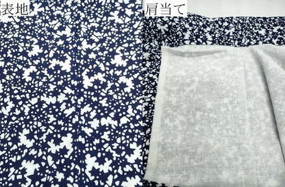 平和屋着物∴夏物　浴衣　注染　手縫い　枝花文　綿　逸品　CABJ0384ng