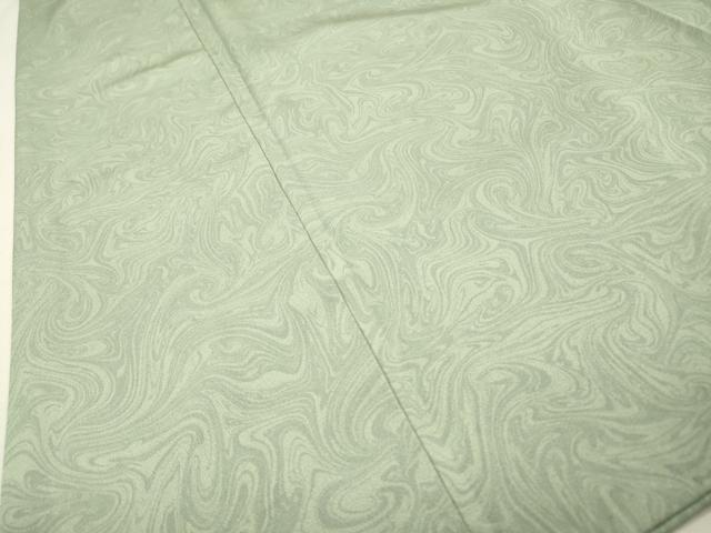 平和屋着物▼上質な小紋　墨流し文様　正絹　逸品　DABH7718fe