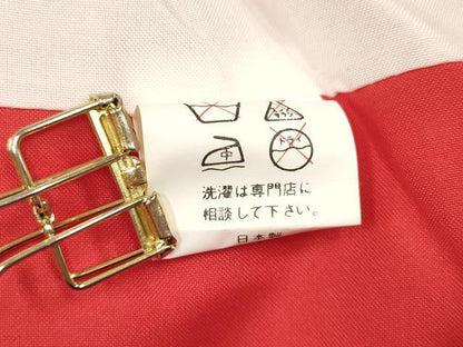 平和屋着物[]七五三　女の子　３歳　祝着　三つ身　飛鶴御所車文　枝梅　暈し染め　金彩　DABH5278ea