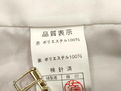 平和屋着物[]女の子　子供　被布　鞠桜文　金彩　DABH5358ea