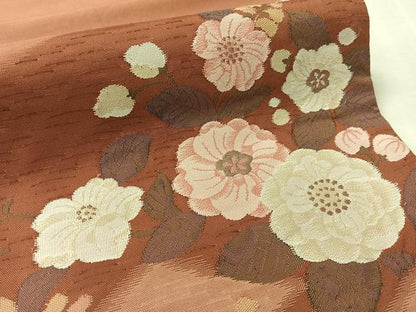 平和屋着物●太鼓柄袋帯　辻が花　銀糸　正絹　逸品　CABK4581vp