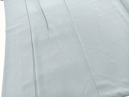 平和屋着物●本草木染作家　瑞寶　色無地　秘色色　西武扱い　正絹　逸品　BAAX9787yc