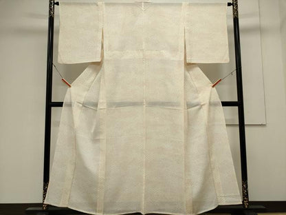 平和屋着物＊夏物　小紋　絽　霞文　正絹　逸品　CABK0880ou