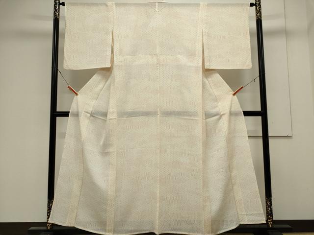 平和屋着物＊夏物　小紋　絽　霞文　正絹　逸品　CABK0880ou
