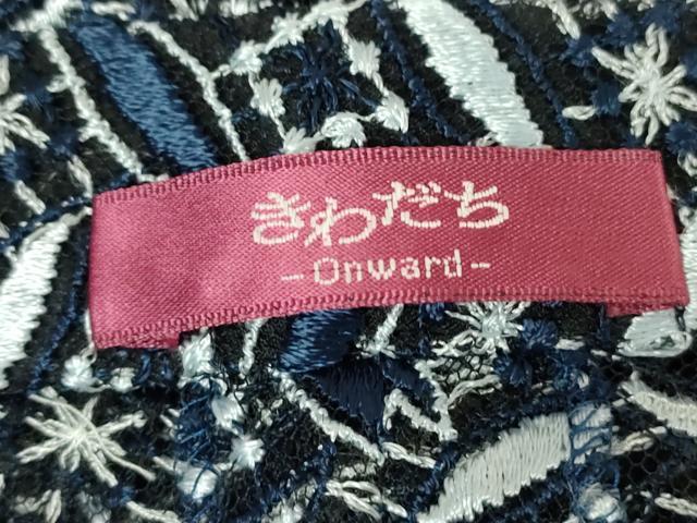 平和屋着物▽道行コート　スリーシーズン　春夏秋　塵除け　総レース　舞葉文　オンワード樫山　DABH6853az