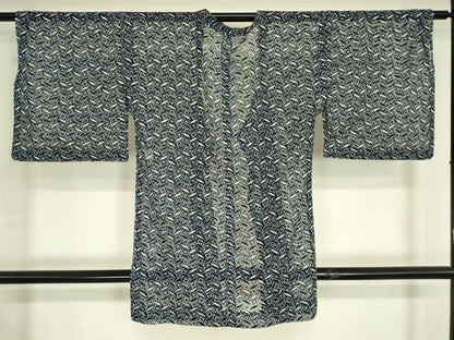 平和屋着物▽道行コート　スリーシーズン　春夏秋　塵除け　総レース　舞葉文　オンワード樫山　DABH6853az