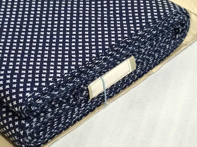 平和屋着物＊夏物　浴衣　反物　着尺　注染　霞文　伊勢丹扱い　綿　逸品　未使用　DABI8088we