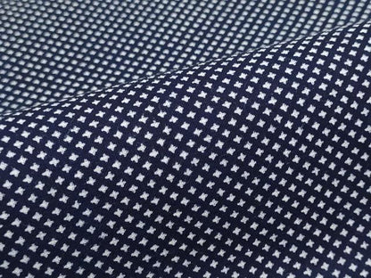 平和屋着物＊夏物　浴衣　反物　着尺　注染　霞文　伊勢丹扱い　綿　逸品　未使用　DABI8088we