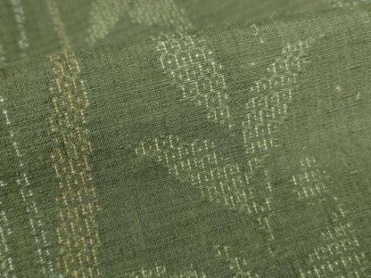 平和屋着物●結城紬　100亀甲　花間道　正絹　逸品　DABI5259op