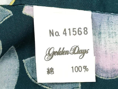 平和屋着物∴夏物　浴衣　注染　朝顔　綿　逸品　DABI8596cd
