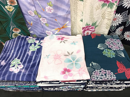 平和屋着物■浴衣 まとめて 45点 蝶 蜻蛉 朝顔 紫陽花 花柄 綿紅梅 hiromichi nakano 注染め 暈し染め 着用可能多数 未使用品あり mmm1342