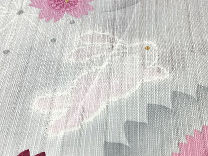 平和屋着物■浴衣 まとめて 45点 兎 菊 花柄 絹紅梅 綿絽 注染め など 着用可能多数 未使用品あり mmm1344