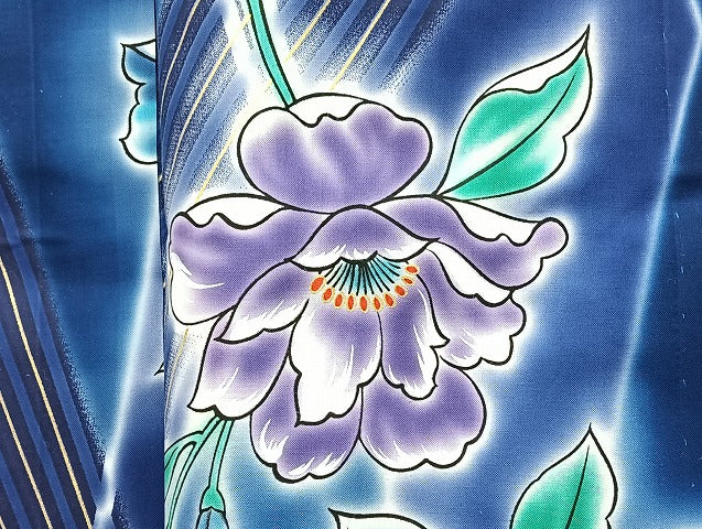 平和屋着物■浴衣 まとめて 45点 朝顔 薔薇 花柄 綿紅梅 しじら織 注染め 暈し染め 金彩 など 着用可能多数 未使用品あり mmm1346