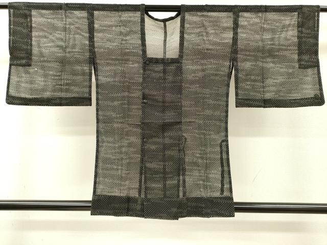 平和屋着物▽道行コート　スリーシーズン　春夏秋　塵除け　霞文　正絹　逸品　DABI7038fe