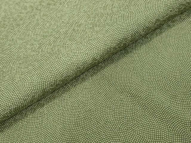 平和屋着物●伝統工芸師　服部光擴　江戸小紋　鮫小紋柄　正絹　逸品　未使用　DABI2852ud