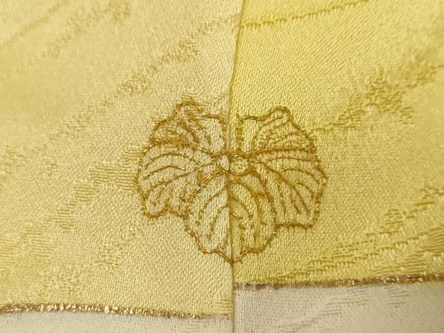 平和屋着物●訪問着　駒刺繍　舞花文　金彩　正絹　逸品　DABI2875ud