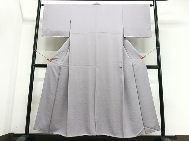 平和屋着物■上質な色無地　白藤色　正絹　逸品　未使用　CABJ8310xe