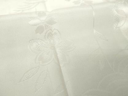 平和屋着物●上質な長襦袢　無双仕立て　枝垂れ桜　流水舞蝶文　暈し染め　正絹　逸品　未使用　DABI6104ps