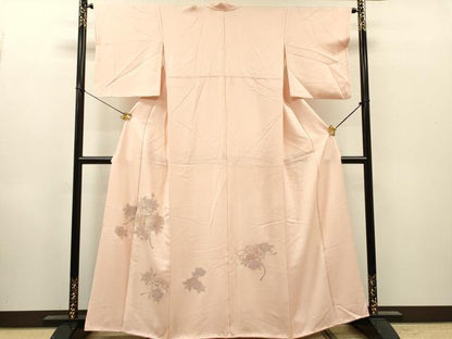 平和屋着物▼中国三大刺繍　スワトウ刺繍　汕頭刺繍　相良刺繍　総刺繍　訪問着　貝桶花文　正絹　逸品　DABI7106fe