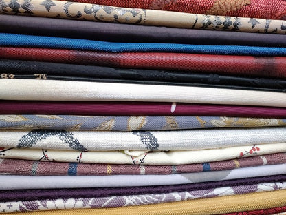 平和屋本店■名古屋帯 まとめて100点 孔雀 蝶 菊 花柄 刺繍 金銀糸 など 着用可能多数 未使用品あり 全て正絹 ppp4019