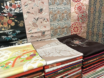 平和屋着物■名古屋帯 まとめて100点 人物 風景 更紗 花柄 正倉院 宝相華 アンティーク 金銀糸 着用可能多数 未使用品有 全て正絹 mmm1353