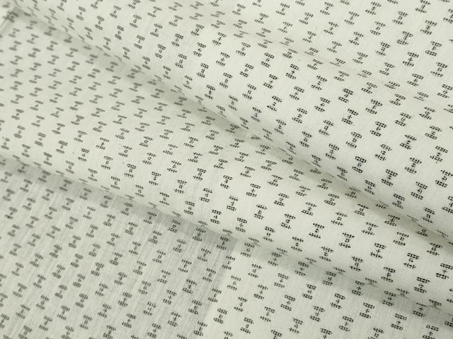 平和屋着物∴夏物　男性　小紋・浴衣兼用　絣文様　綿麻　逸品　DABI8661cd